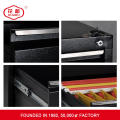 Office furniture 4 Drawers Stainless black steel storage cabinet